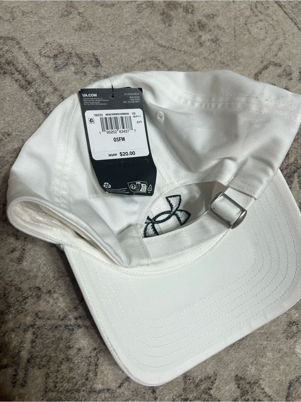 Men’s Logo Embroidered Twill Hat
